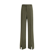Green Wool Pants