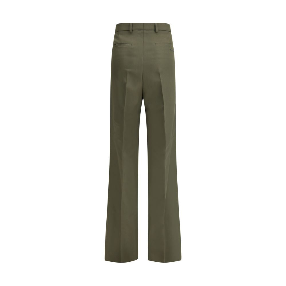 Green Wool Pants
