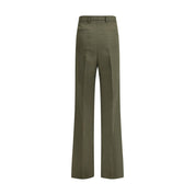 Green Wool Pants