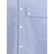 Light Blue Cotton Pattern Shirt