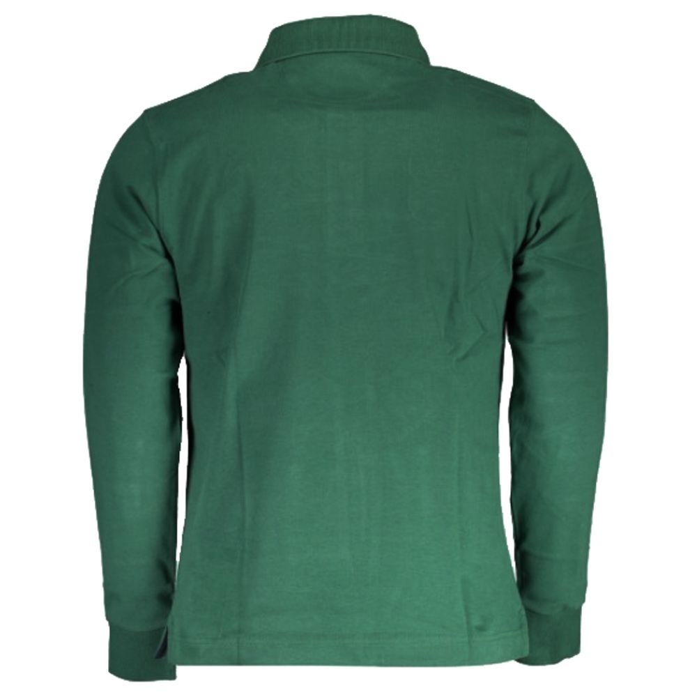 Green Cotton Polo Shirt