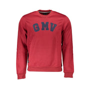Red Polyester Men's Sweatshirt