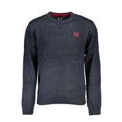 Blue Cotton Men's Sweater