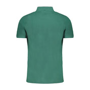 Green Cotton Polo Shirt