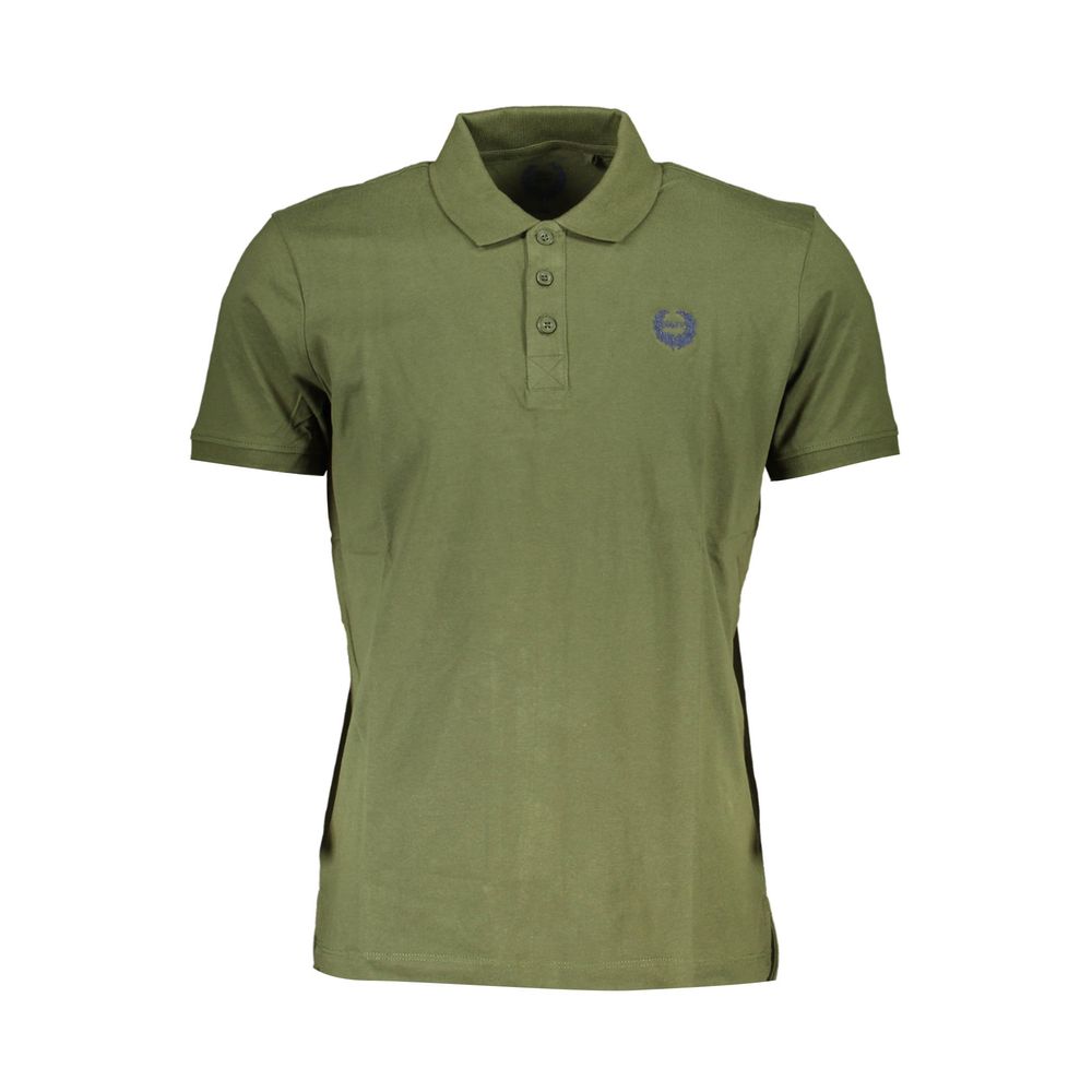 Green Cotton Polo Shirt