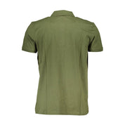 Green Cotton Polo Shirt
