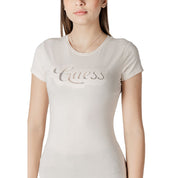 Beige Cotton T-Shirt