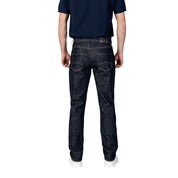 Blue Polyester Skinny Jean