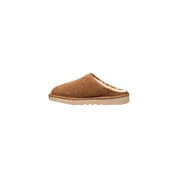 Beige Suede Leather Clogs