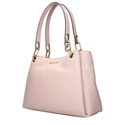 Pink Leather Shoulder Bag
