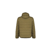 Green Polyester Men's Quilted Jacket
