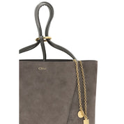 Gray Calf Leather Bos Taurus Shoulder Bag