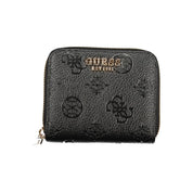 Nero Poliuretano Women Wallet