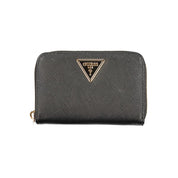 Nero Poliuretano Women Wallet