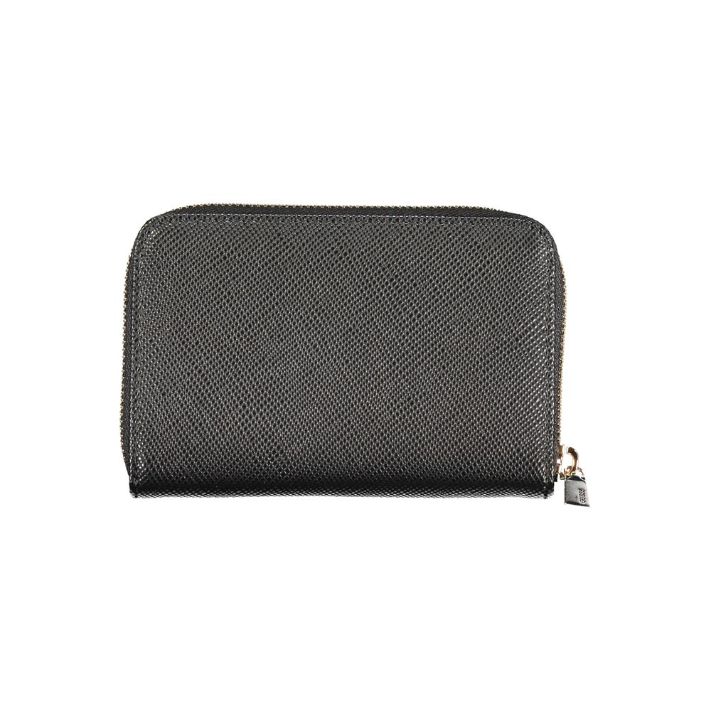 Nero Poliuretano Women Wallet