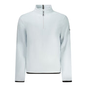 Blue Polyester Men Sweatshirt