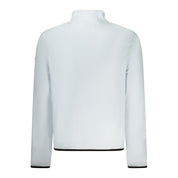 Blue Polyester Men Sweatshirt