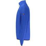 Blue Polyester Men's Sweatshirt