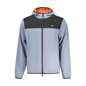 Blue Polyester Men's Jacket