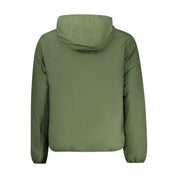 Green Polyester Men Jacket