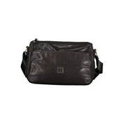 Black Polyester Women's Handbag