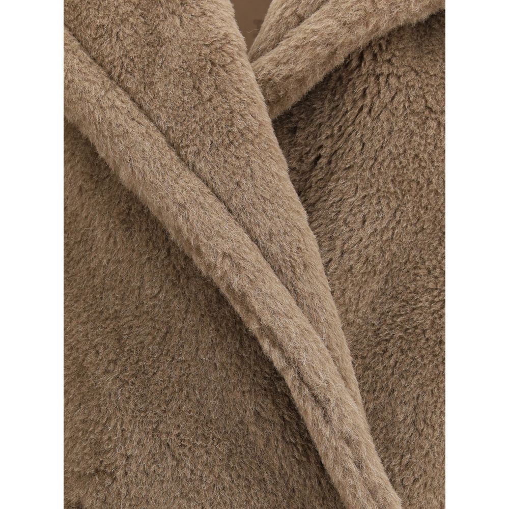 Brown Alpaca Vicugna Pacos Coat