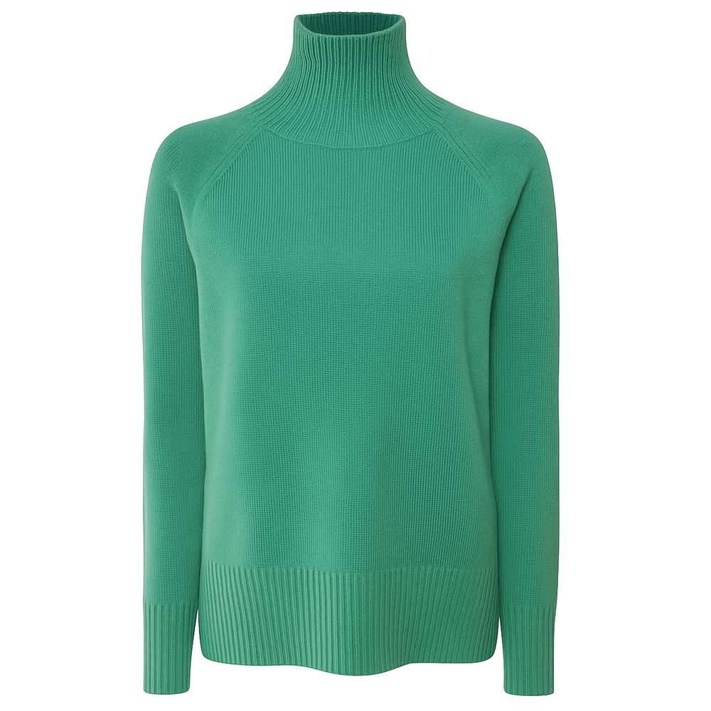 Green Cashmere Women Sweater