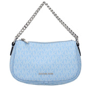 Light Blue Fabric Handbag