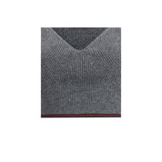 V-neck ribbed Top