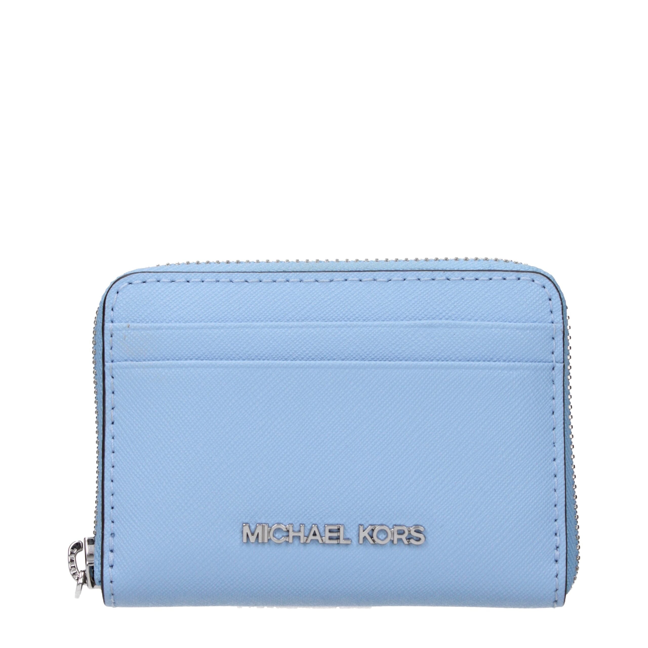 Light Blue Leather Cardholder