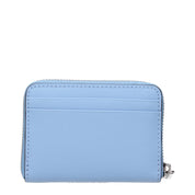Light Blue Leather Cardholder