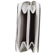 White Leather Cardholder