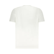 White Cotton Men T-Shirt