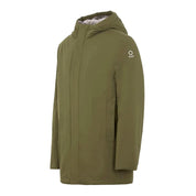 Green Polyester Jackets & Coat