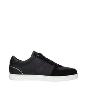Black Leather Low Top Sneakers