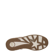 Pink Leather Low Top Sneakers