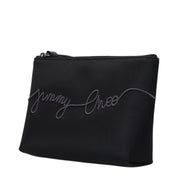 Black Satin Clutch Bag