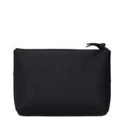 Black Satin Clutch Bag