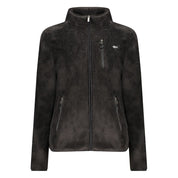 Black Polyester Women Sweatshirt