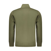 Green Cotton Men Sweater