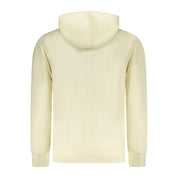 White Cotton Men's Hoodie Sweatshirt
