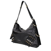 Black Leather Shoulder Bag
