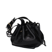 Black Leather Crossbody Bag
