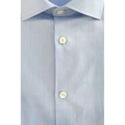 Light Blue Cotton Men Shirt