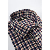 Multicolor Cotton Men Shirt