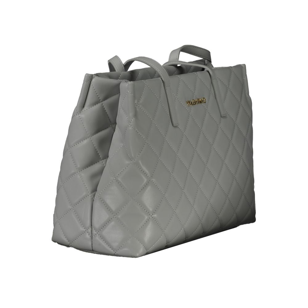 Grigio Poliuretano Women Handbag