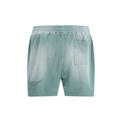 Green Cotton Bermuda Shorts