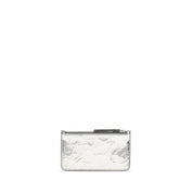 Silver Calf Leather Bos Taurus Wallet