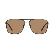 Gray Stainless Steel Sunglasses