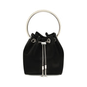 Black Silk Backet Bag